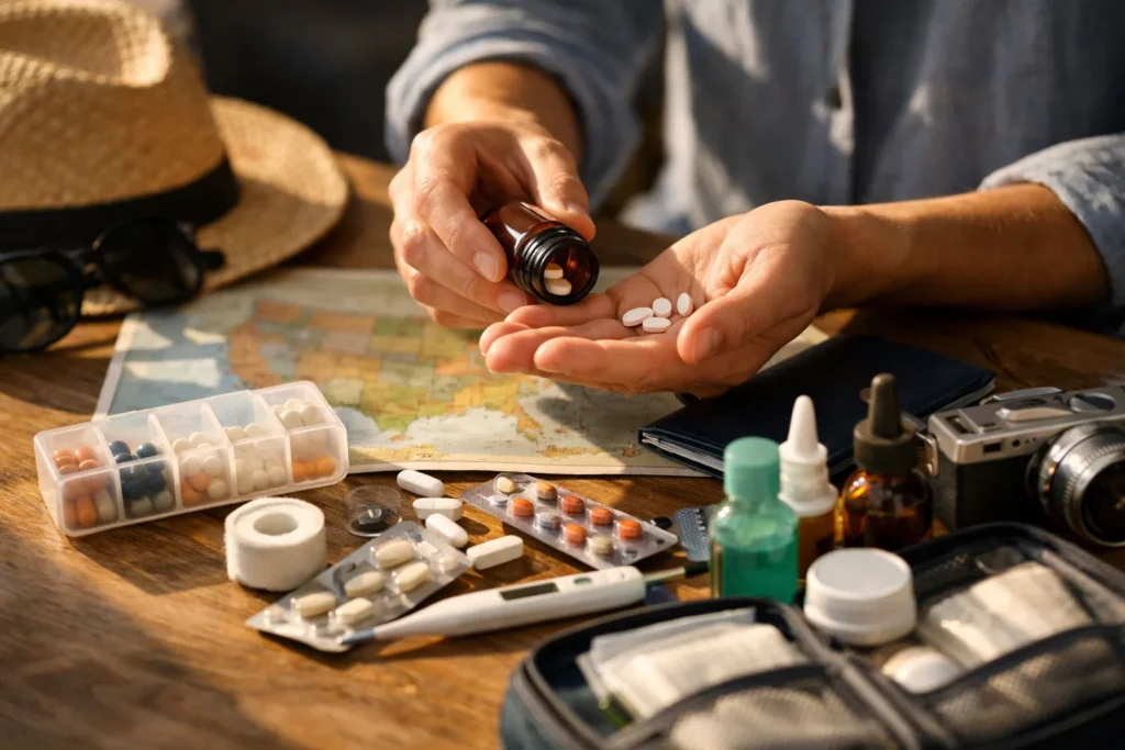 Bons réflexes santé et pharmacie de voyage utiles États Unis