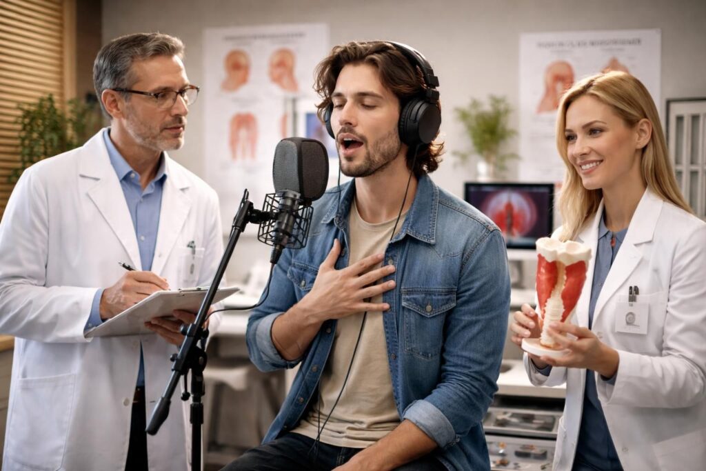 Actualités santé vocale pour chanteurs avec conseils phoniatres et orthophonistes