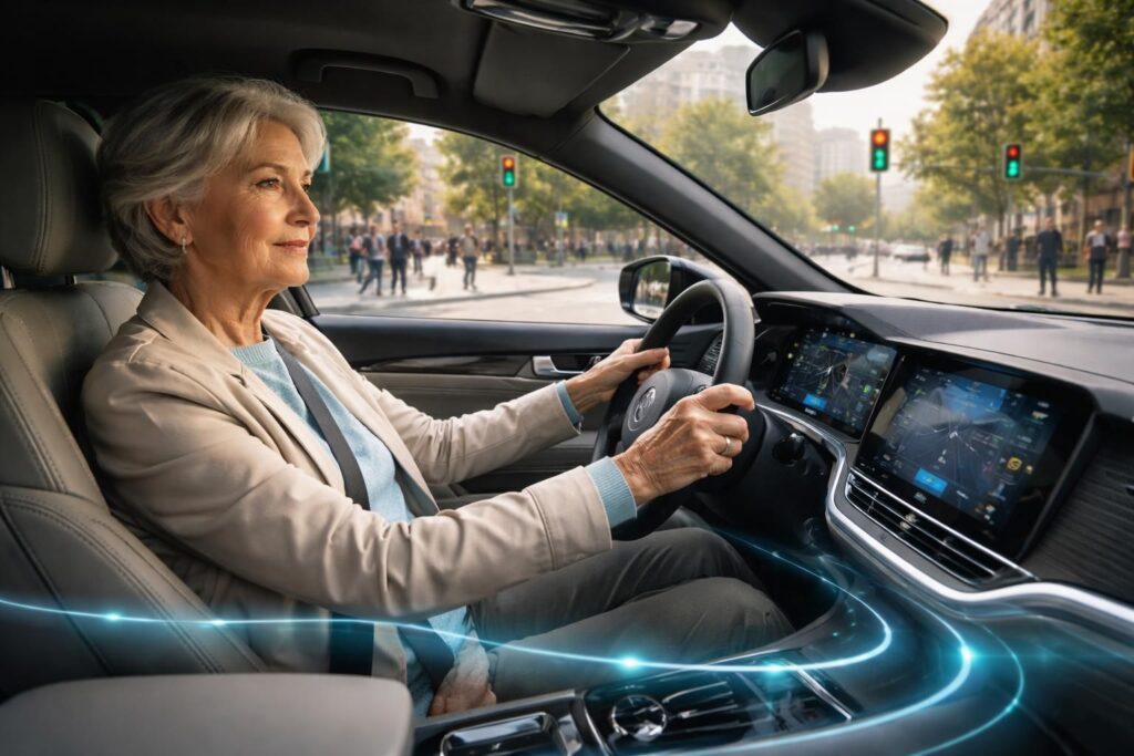 Prévenir les accidents de la route grâce aux systèmes ADAS Volvo et Mercedes pour seniors