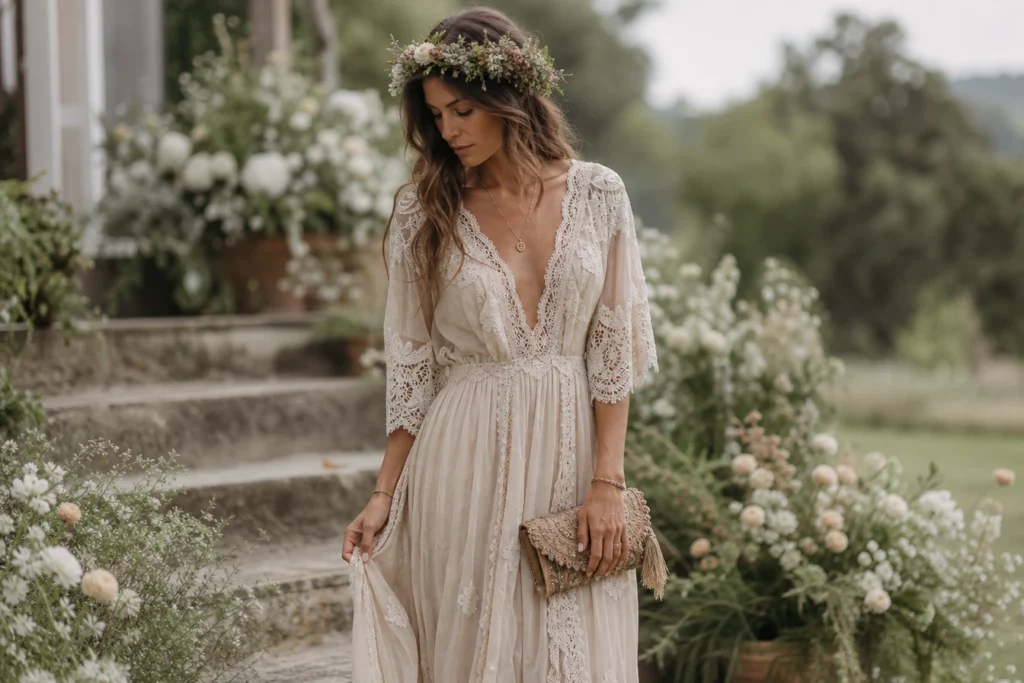 Comment accessoiriser une robe bohème pour un mariage : conseils et inspirations